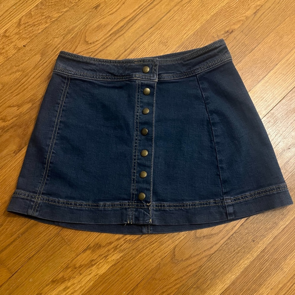 FREE PEOPLE denim skirt